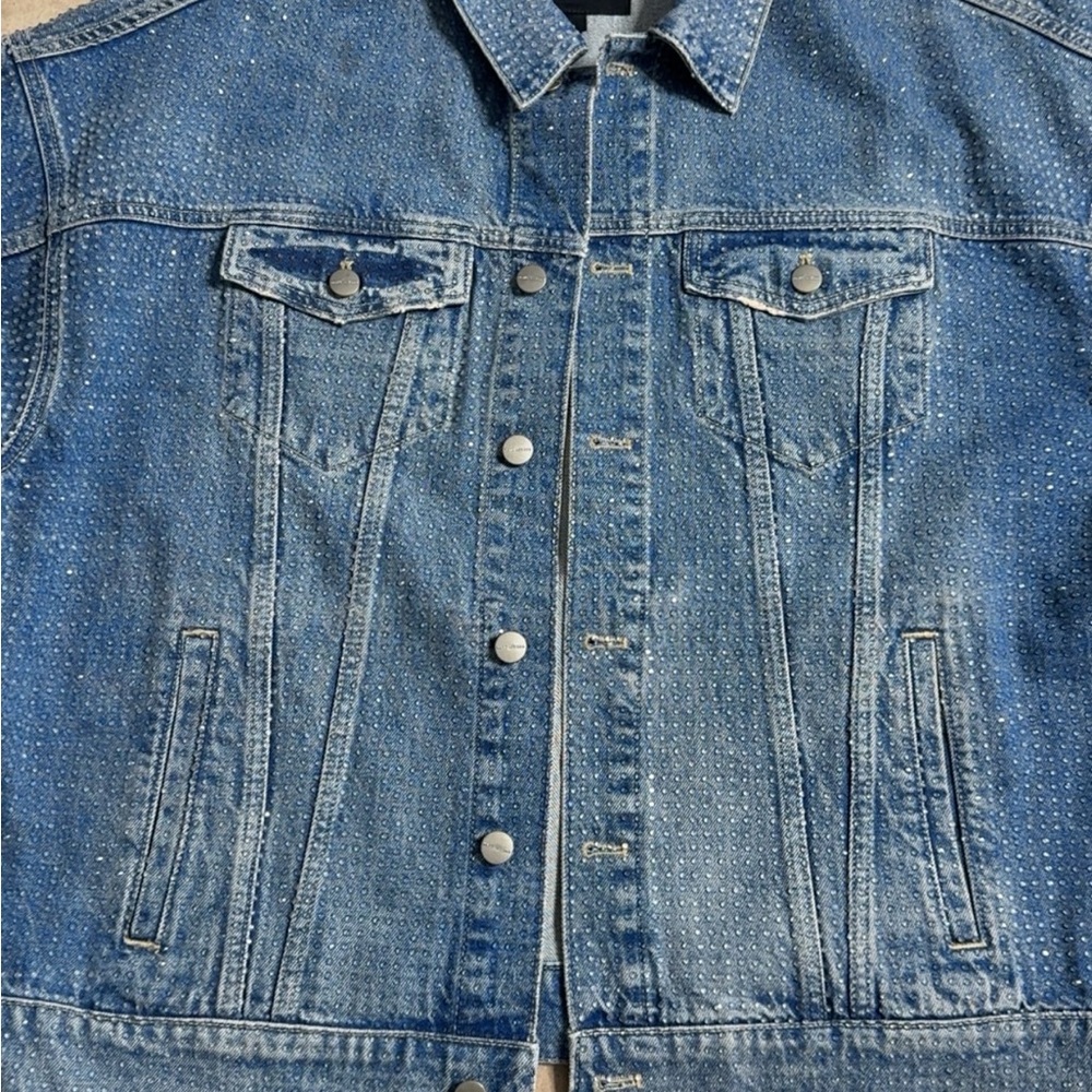 Marc Jacobs Studded Blue Denim Jacket